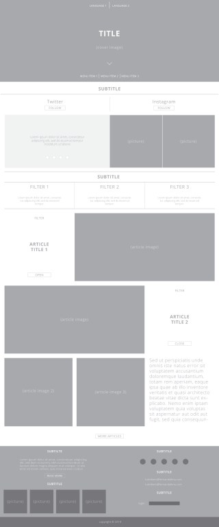 Oficial – Site Wireframe (Homepage)